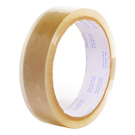 Cinta De Embalaje Adhesiva Transparente 40mts X 25mm