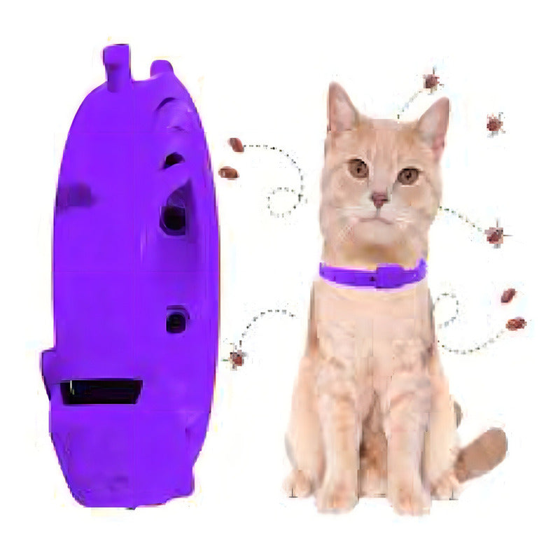 Collar Antipulgas Para Gato Happy Pets Aromatizado Violeta 45cm