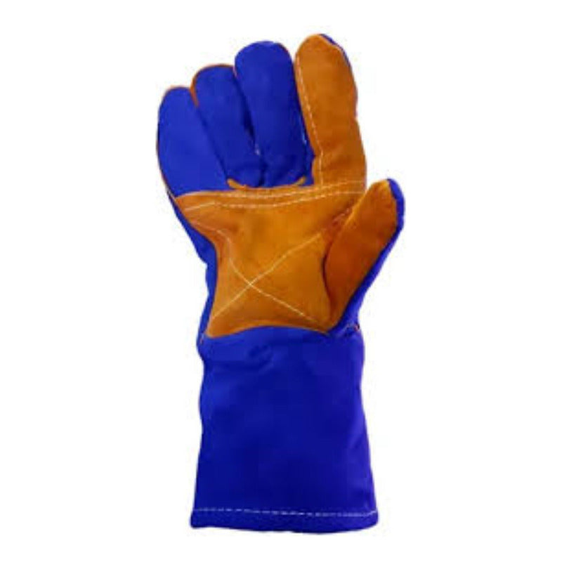 Guante Soldador Azul/forro Kevlar