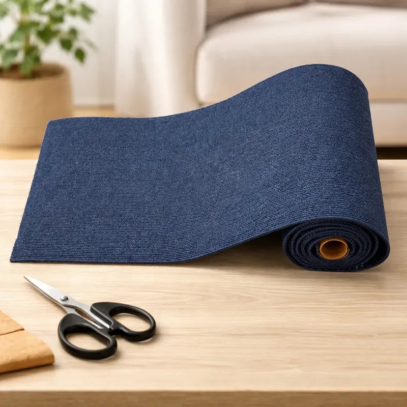Protector De Sofá Adhesivo Rascador Gatos 30 X100 Oferta 2x1 Azul