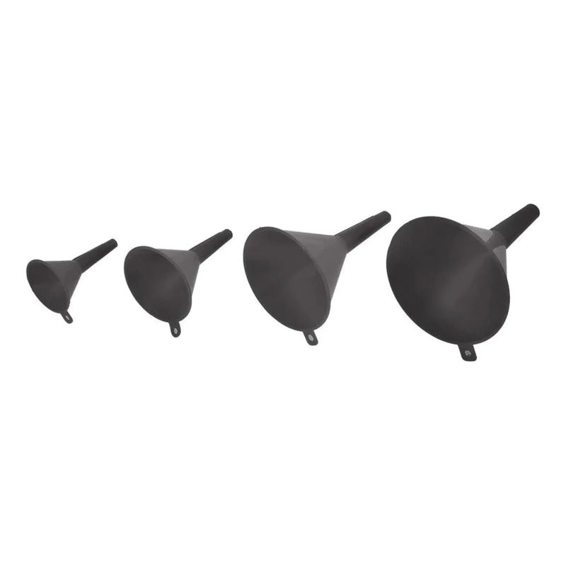 Juego De Embudo De 4 Piezas Oferta 2x1 Negro