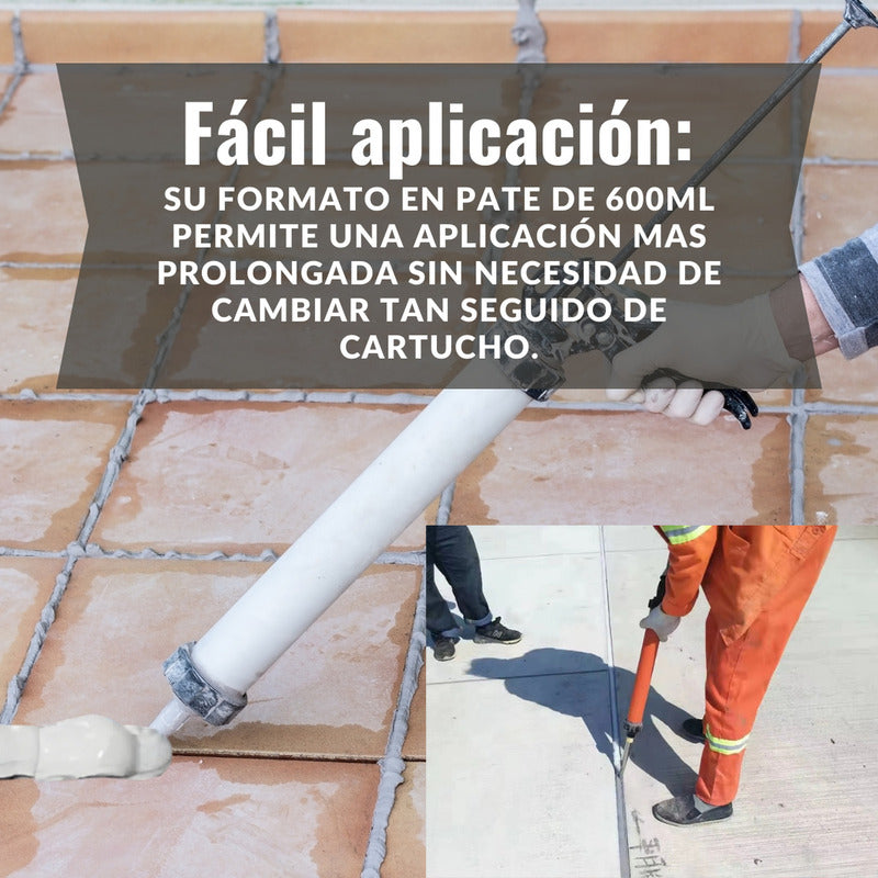 Sellante Poliuretano Multipropósito Blanco 600 Ml Rex