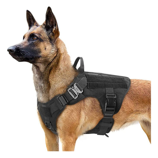 Arnés Táctico Para Perro, Ajustable, Chaleco Militar Talla L