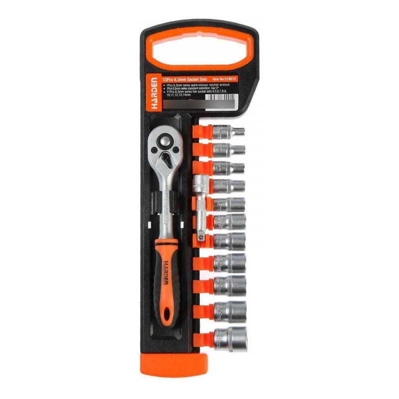 Pack De Llave Chicharra  1/4 Pulgada Y Juego De Dados.