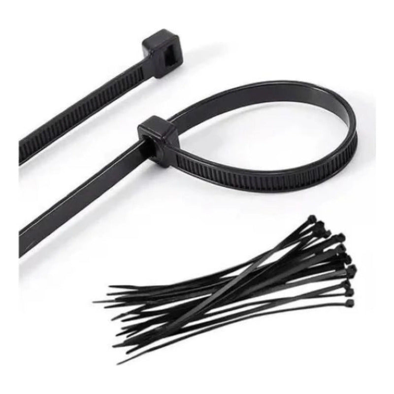 Amarra Cable Negro 2.5x160mm Paq 100 Un. Oferta 2x1 Negro