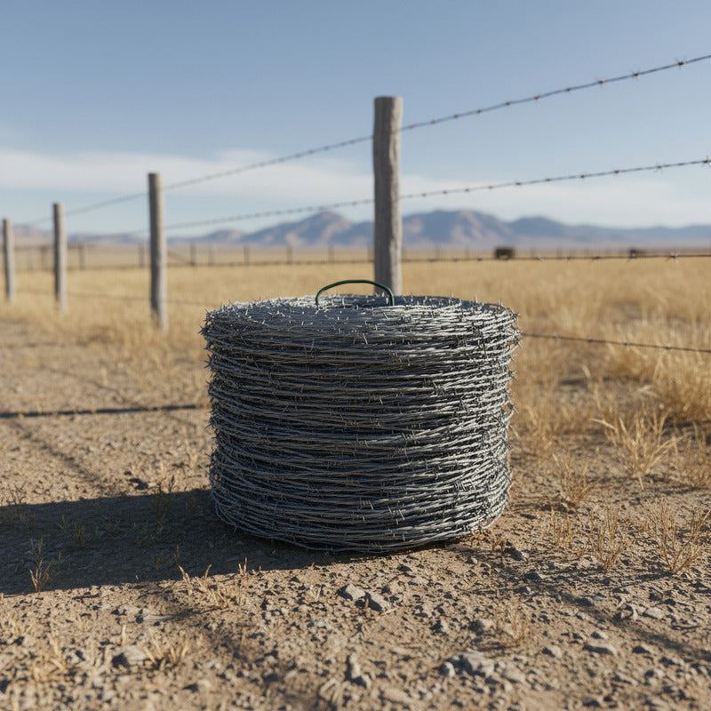 Alambre De Puas Rollo 16 X 275 Mt Inchalam Color Plateado