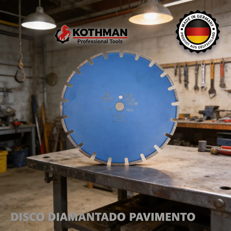 Disco Diamantado Pavimento Multiproposito 14 PuLG Azul