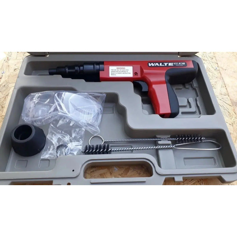 Clavadora Manual Walte Pt-370 Pistola Impacto Calibre 27 Concreto