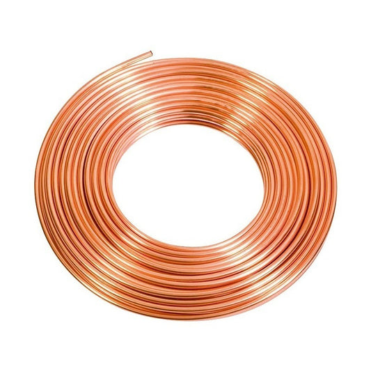 Cañería Tubería De Cobre Flexible 5/16x0.6x15.2 Mts