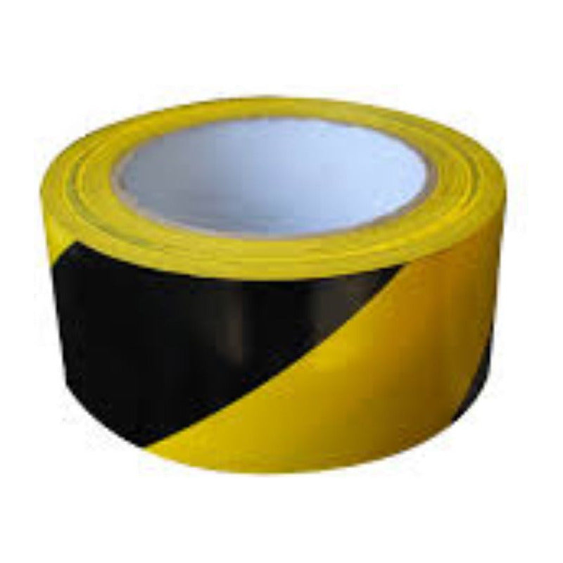 Cinta Señalizacion Pvc Amarillo / Negro 4,5mm X 50m
