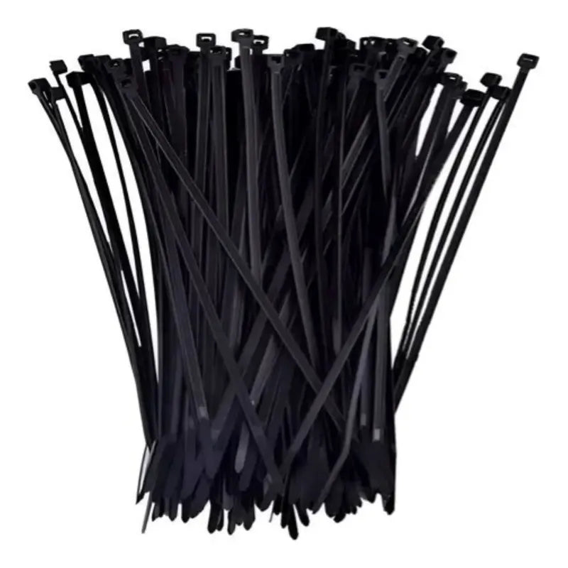 Amarra Cable Negro 4.8x200mm Paquete De 100un Oferta 2x1 Negro