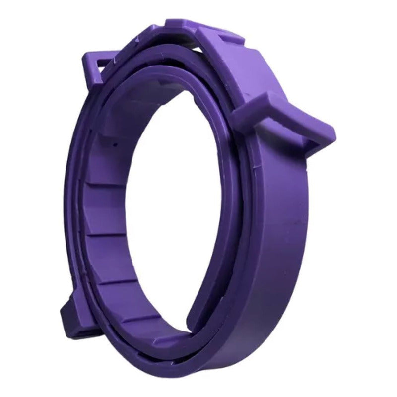 Collar Anti Pulgas Violeta Para Gatos 45cm Aromatizado Violeta