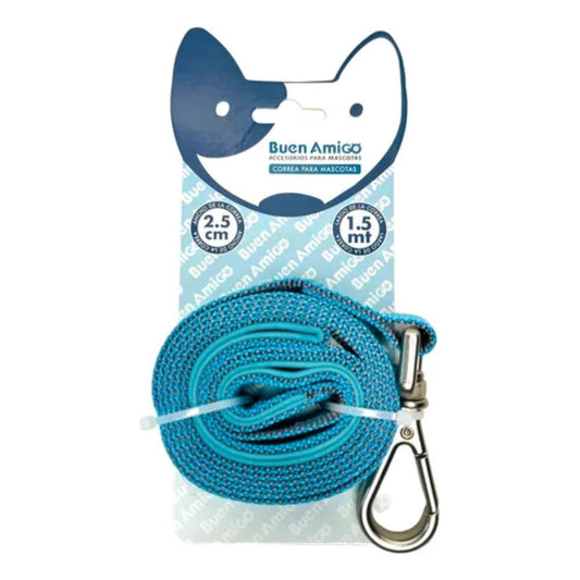 Correa Fuerte Para Perros  Agarre Acolchado 1.5 Mts X 2.5 Cm