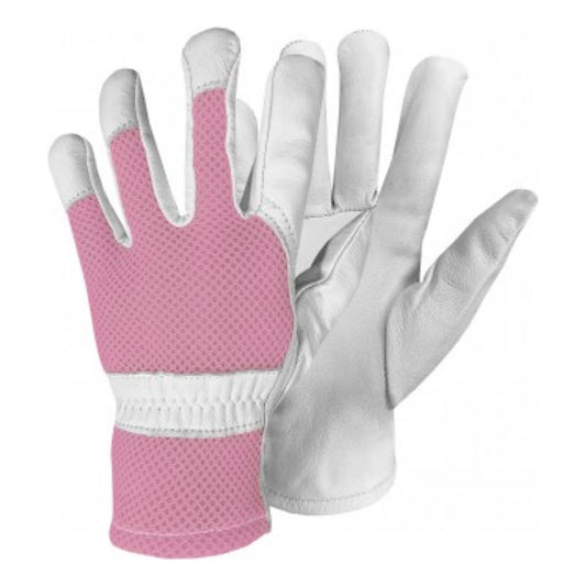 Guante Cabritilla Malla Rosado Getpro Talla S