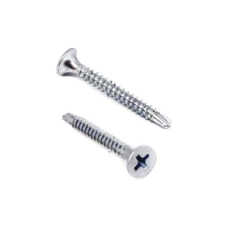 Tornillo Volcanita Zn Pta Broca De 6 X 1 5/8 ( 1.000 Un)