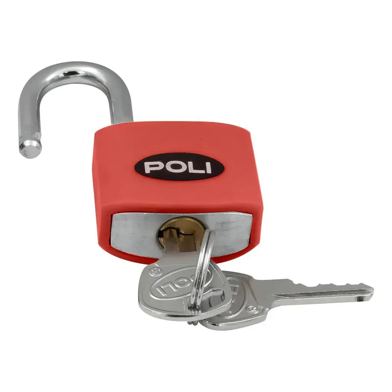 Candado Poli Pop 32mm Rojo