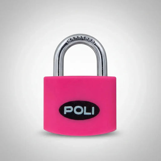 Candado Poli Pop 32 Mm Colores Color Fucsia