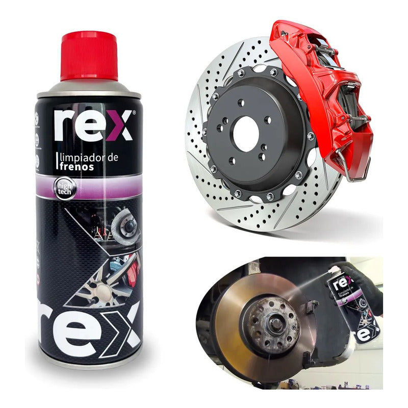 Limpiador De Frenos Rex 450ml Auto Mantención