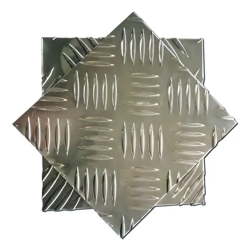 Plancha Diamantada De Aluminio 1,3mmx1000x3000 Plateado