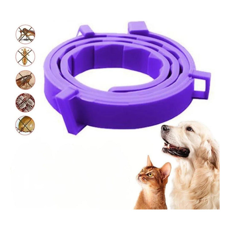 Collar Anti Pulgas Y Garrapatas Para Perros Y Gatos 40cm