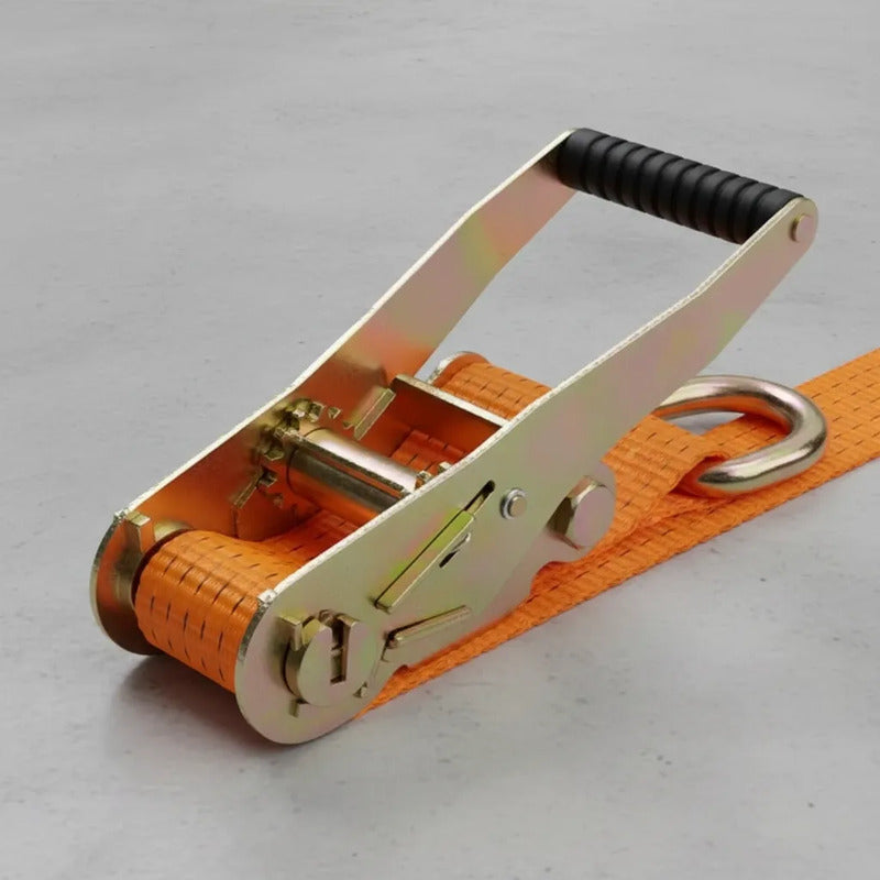 Eslinga De Amarre 1 X 15ft Ratchet Tie Down 4.5m Oferta 2x1 Naranja