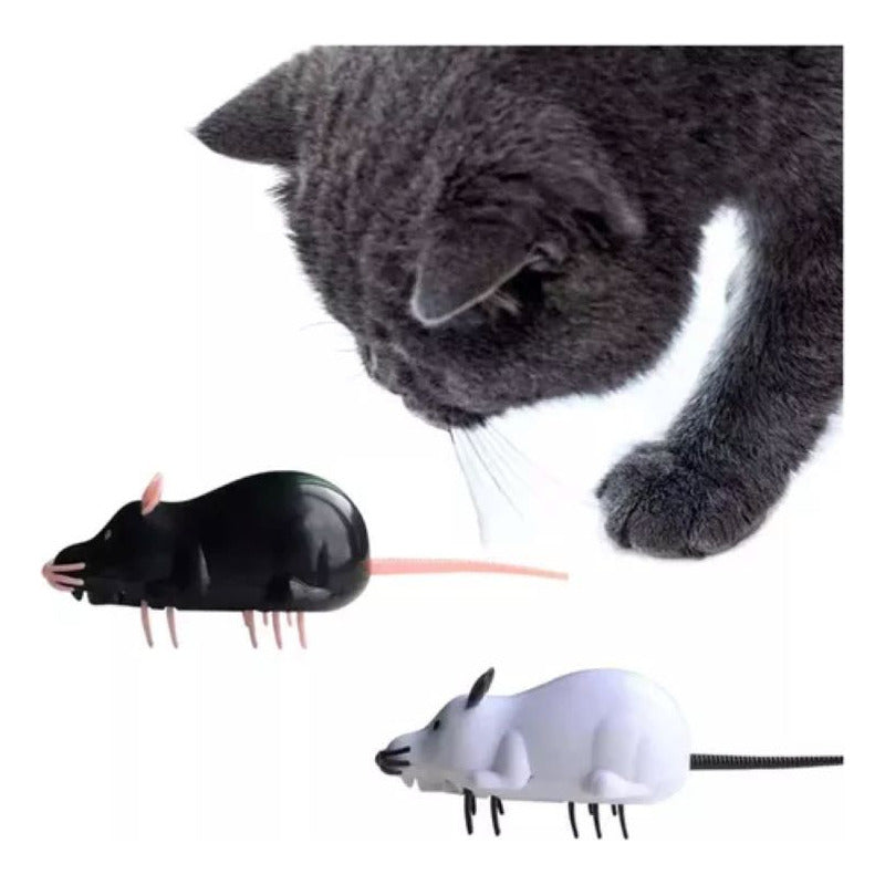 Juguete Ratón Eléctrico Para Gatos Interactivo