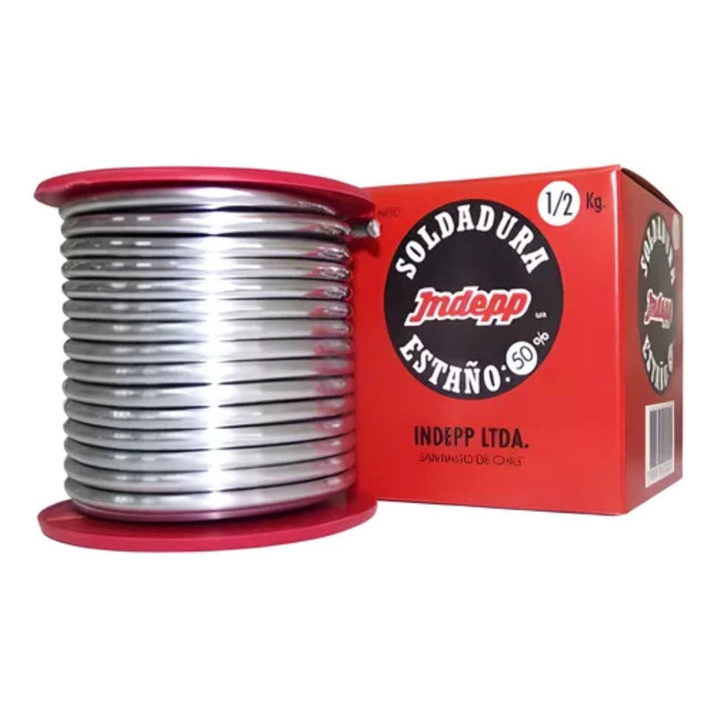 Soldadura De Estaño 50% Carrete 1/2 Kg