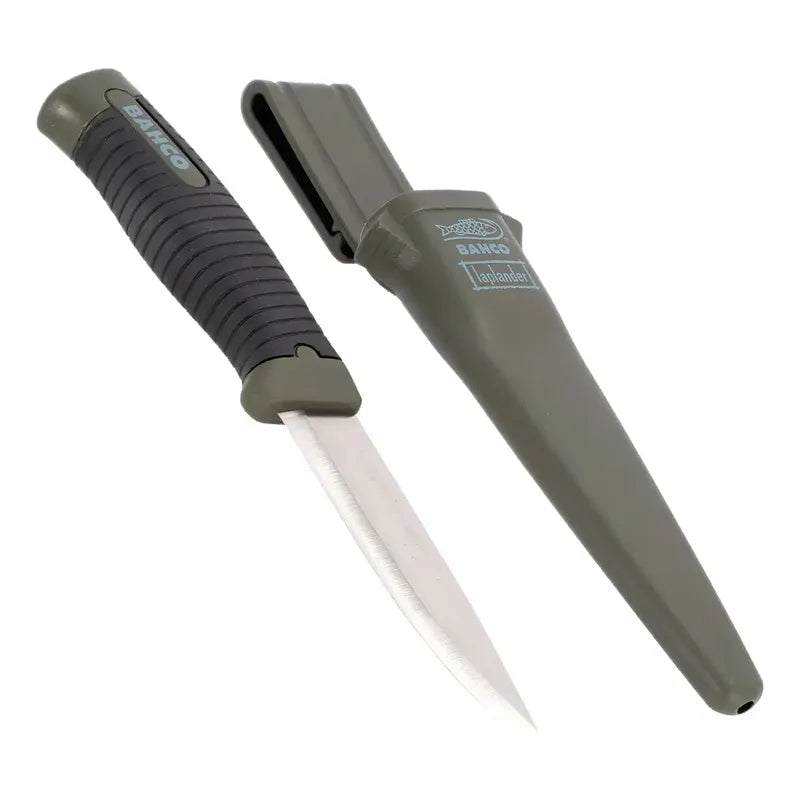 Cuchillo Bahco  Laplander  Con Funda Color Verde Oscuro Verde Oscuro