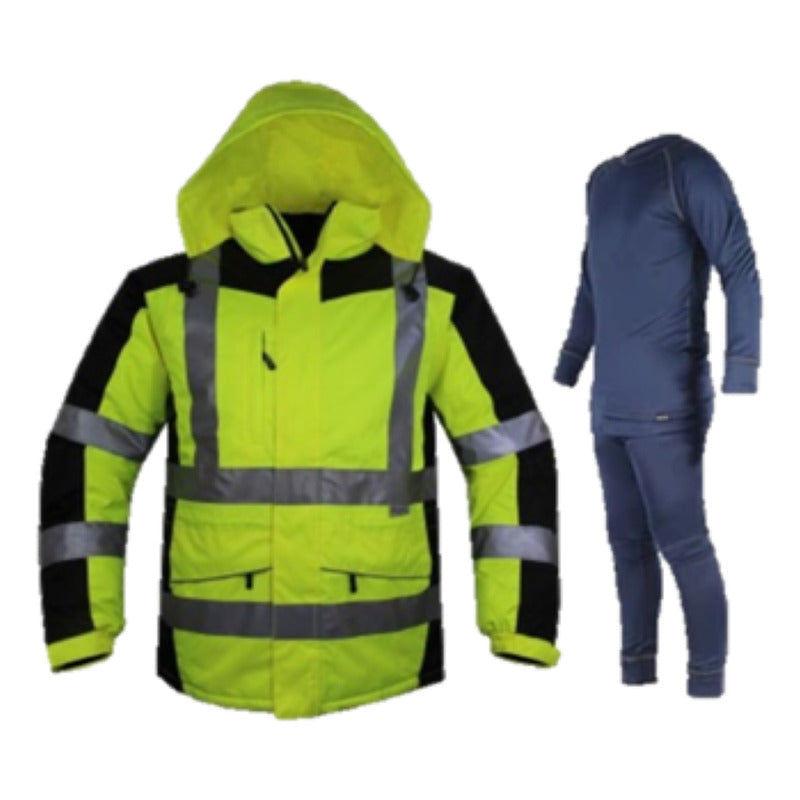 Pack Parka Fluor Termica Tech Xtreme + Primera Capa Antihong