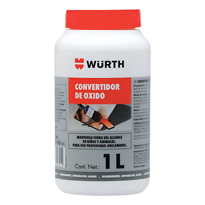 Convertidor De Óxido Y Fosfatizante Pintable 1l Transparente