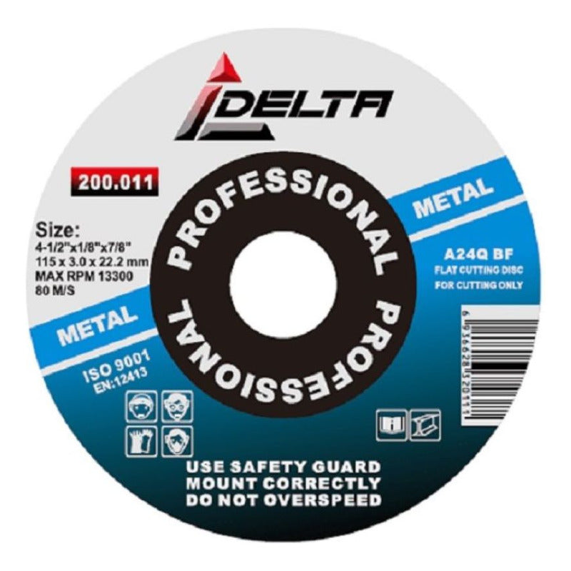Disco De Corte 4 1/2 3mm Delta