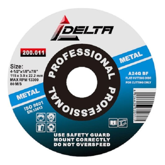 Disco De Corte 4 1/2 3mm Delta