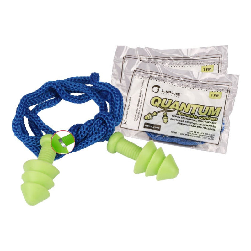 Tapon Oido Con Cable Reutilizable 100 Unidades