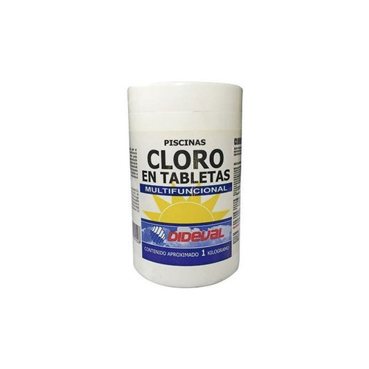 Cloro Triple Acción Para Piscina 1kg Dideval