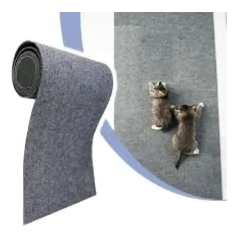 Protector De Sofá Adhesivo Rascador Gatos 30 X100 Oferta 2x1 Gris