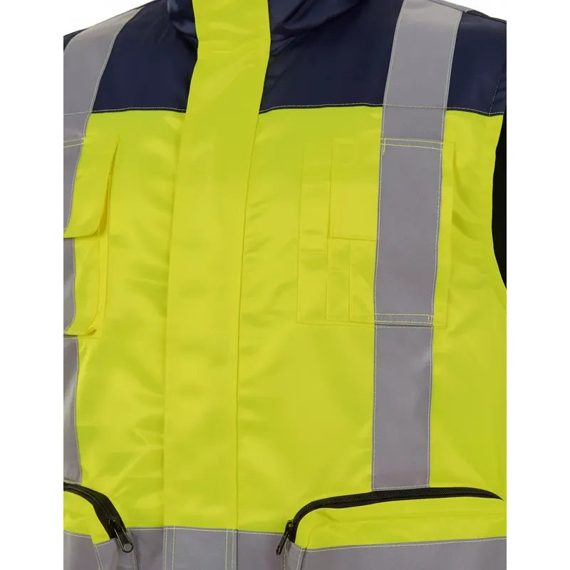 Chaleco Geólogo Bicolor Reflectante 360 Minero Amarillo Amarillo Xl