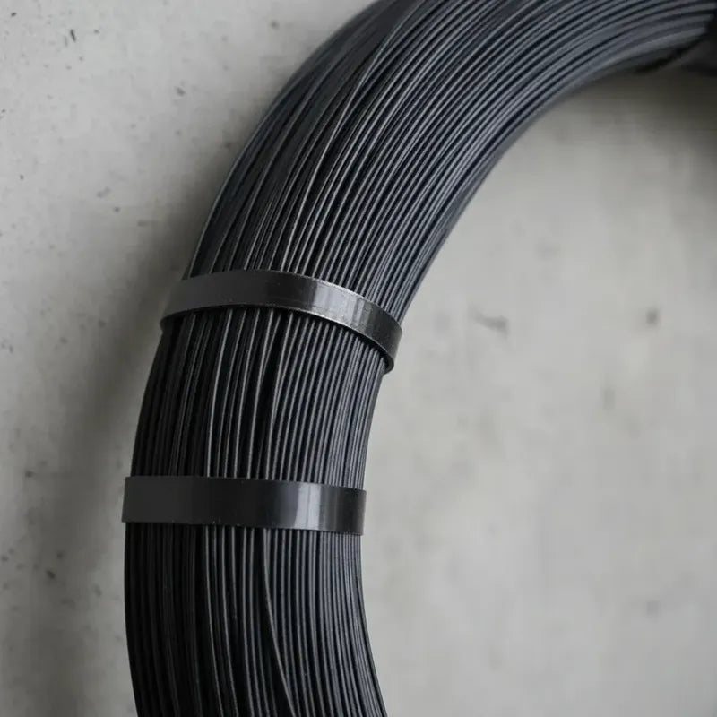 Alambre Negro Recocido Calibre Bwg 18 (1,24mm) Rollo 15 Kg Negro