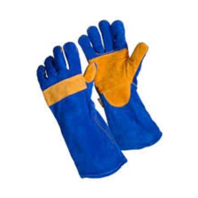 Guante Soldador Azul + Regalo Disco De Corte 4.1/2 -1mm