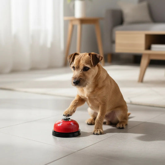 Campana De Entrenamiento Para Mascotas Perros Rojo