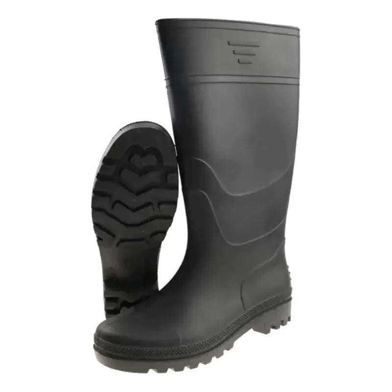 Traje Pu Ackerland + Botas Sin Puntas Negro 36