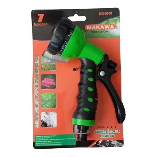 Pistola De Riego Regador Manguera Multifuncion 7 Posiciones