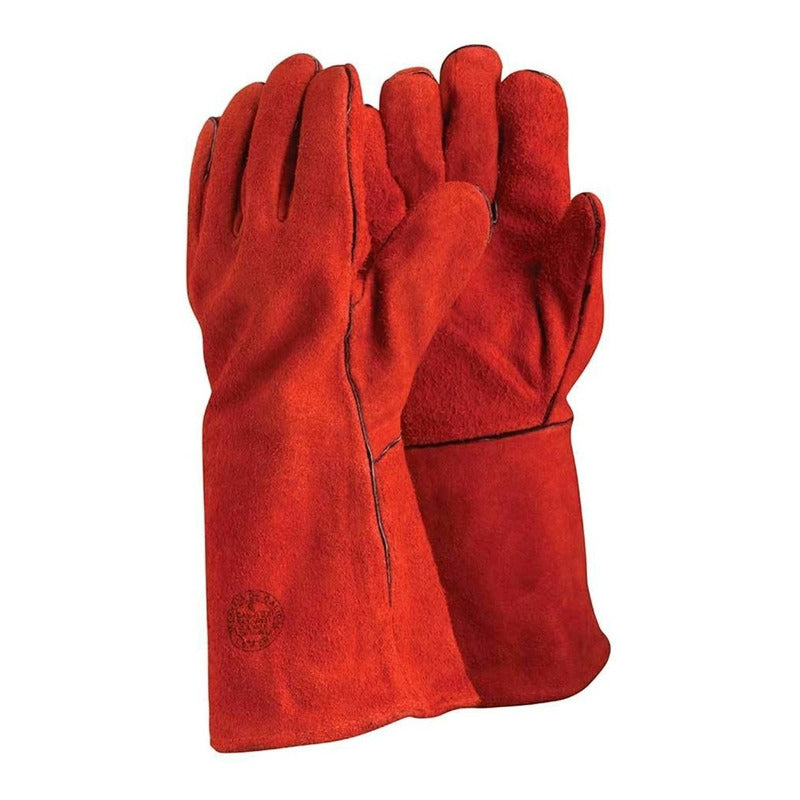 Guantes Descarne Soldador Rojo