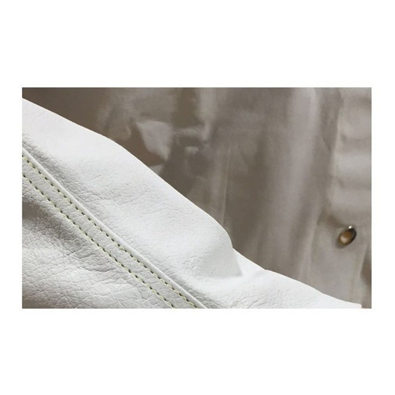 Chaqueta Soldador Full Cuero Velcro Y Broche