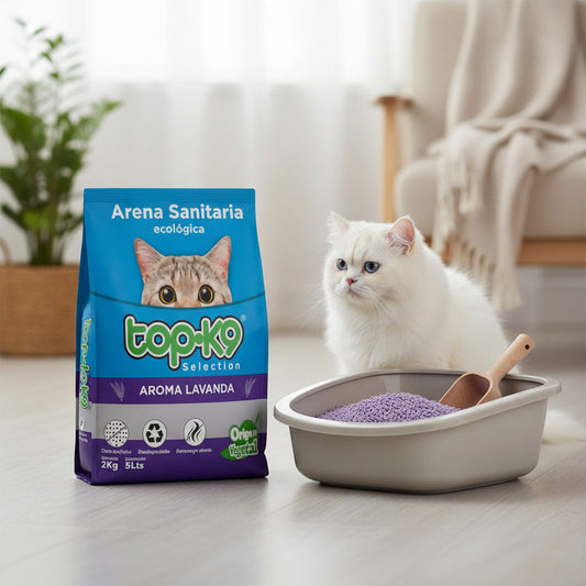 2 Kg Arena Ecologica Lavanda Gravilla Vegetal 100%