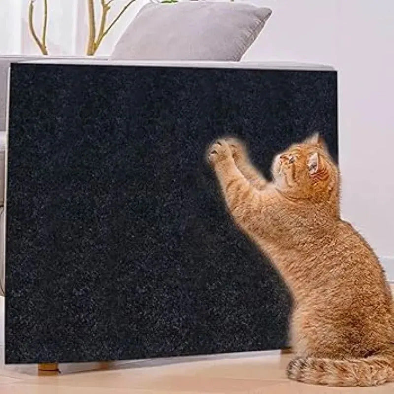 Protector De Sofá Adhesivo Rascador Gatos 30 X 60 Oferta 2x1 Negro