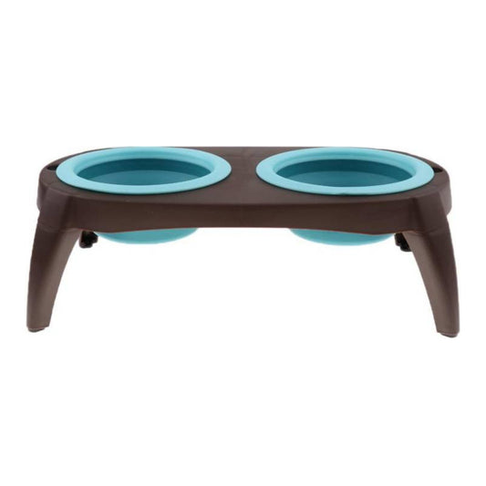 Plato Doble Plegable, Para Mascota, Bebedero Y/o Comedero