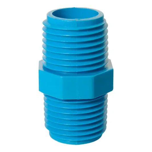 Niple Pvc He/he De 1 1/4 Pulgada Pack 3 Und