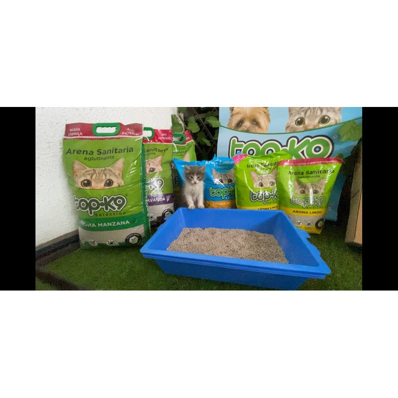 Arena Sanitaria Aglutinante Topk9 10kg Lavanda