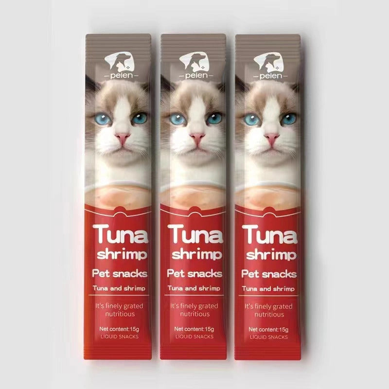 Snack, Golosinas, Comida Húmeda Gatos Atún Salmón Pollo 3 Un