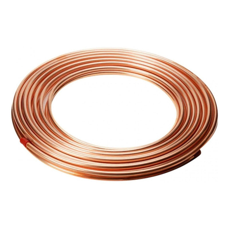 Cañería Tubería De Cobre Flexible 1/2x0.6x15.2 Mts